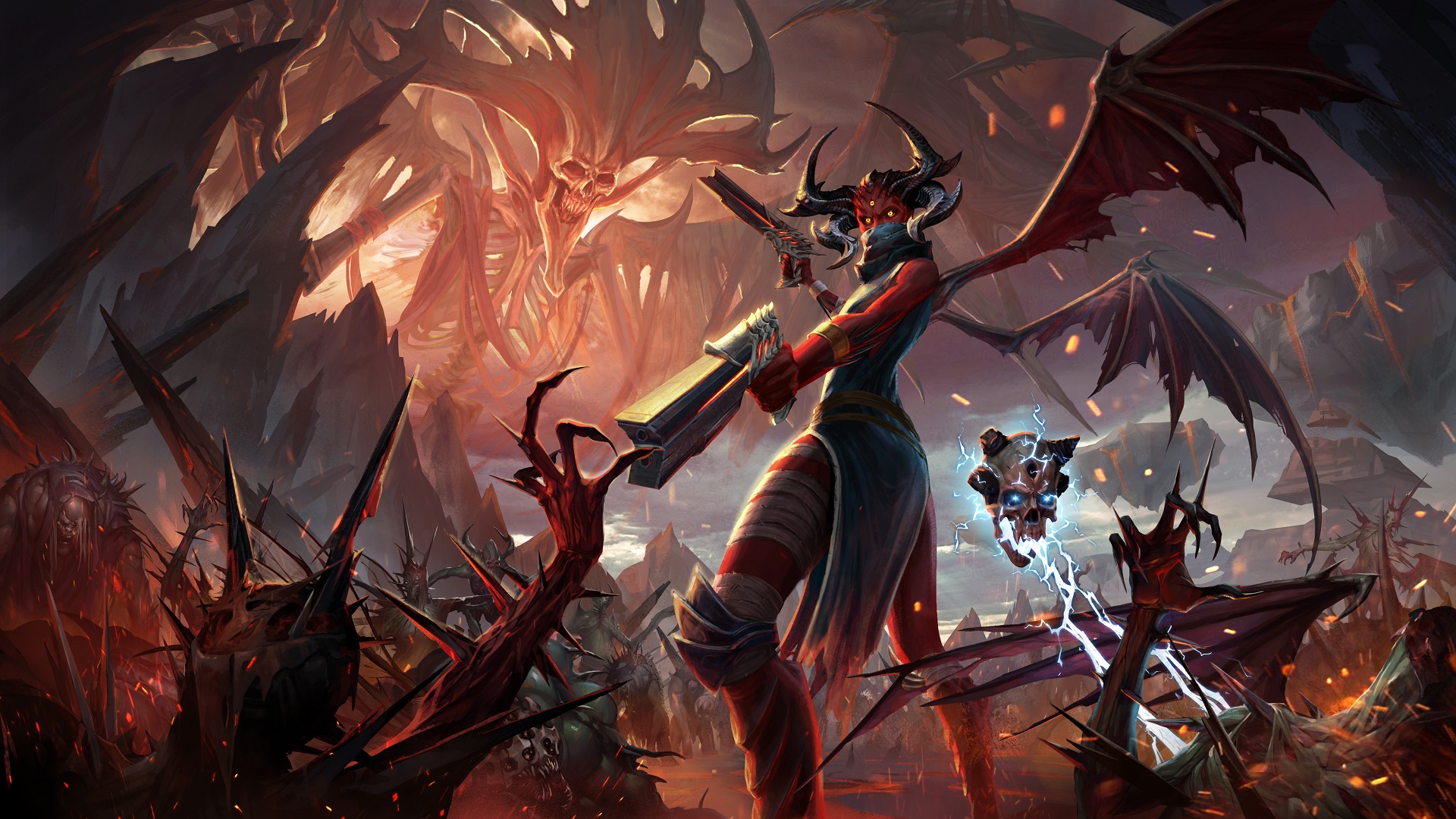 Metal: Hellsinger, una travesía rítmica llena de plomo a través del infierno