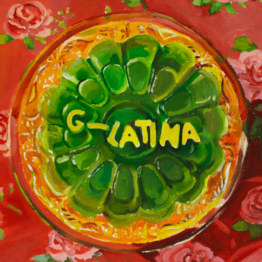 La portada del sencillo G-Latina