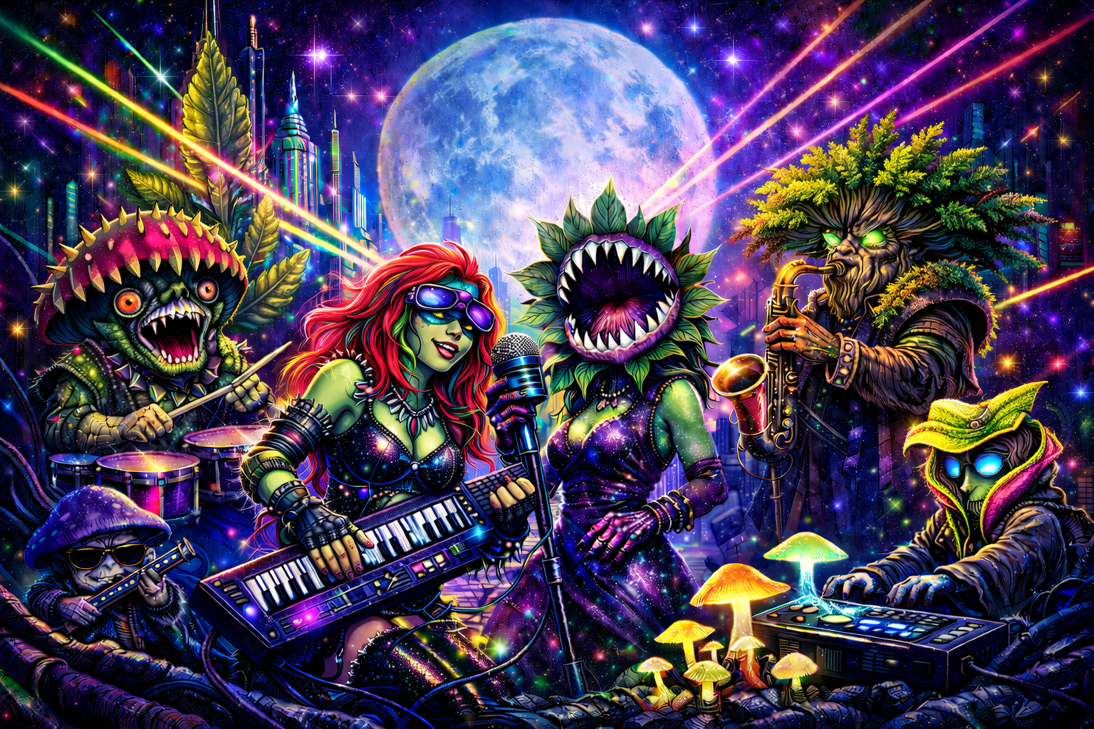 La interesante pero extraña música hecha por plantas y hongos